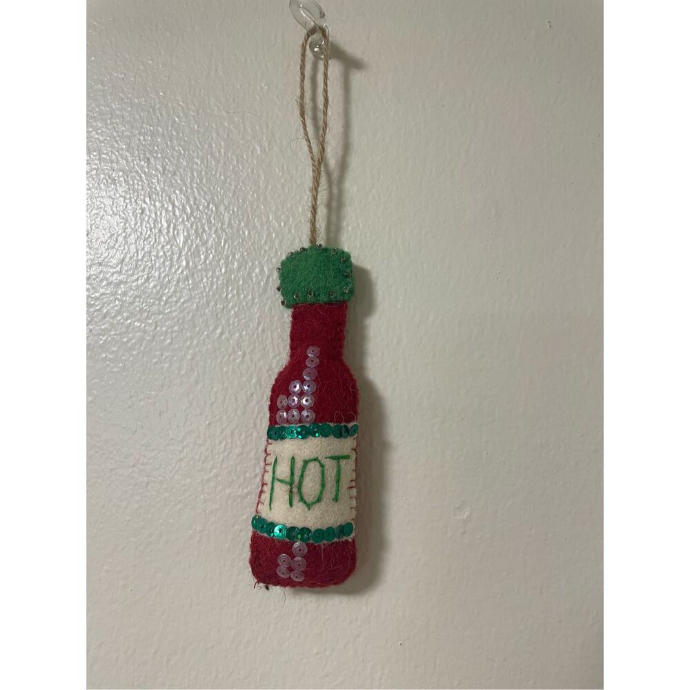 Hot Sauce Food Christmas Ornament